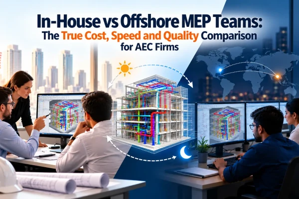 In-House vs Offshore MEP Teams: The True Cost, Speed and Quality Comparison for AEC Firms